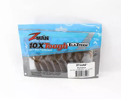 Zman Soft Lure ST GrubZ 2.5 Inch 8/Pack Pumpkin (5196) • $20.90