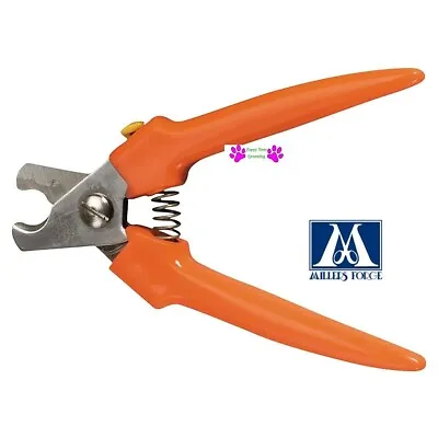MILLERS FORGE ORANGE HANDLE Professional LARGE NAIL CLIPPER DOG GROOMING • $24.99