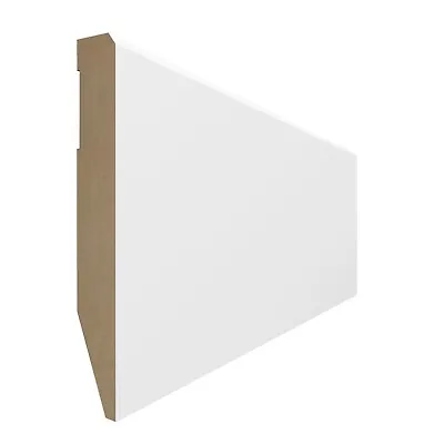 Vox Evera MDF Skirting Board EV401 120mm X 2.4m Long White • £3.75