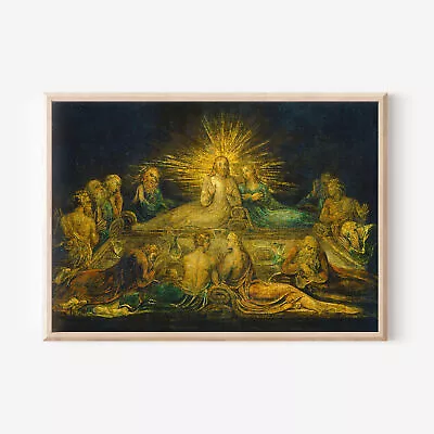 William Blake - The Last Supper (1799) Poster Art Print Painting Artwork • £10.50