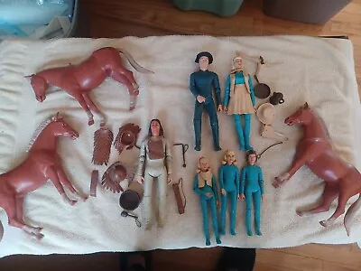 Vintage Marx Johnny West Best Of The West Action Figures Horses & Accessories  • $39.99