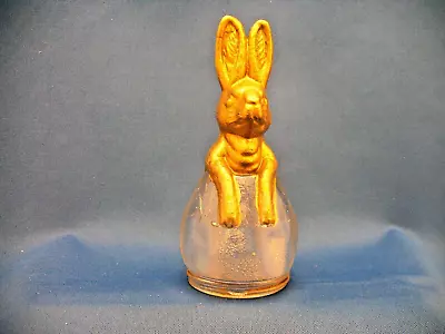 Vintage Glass Rabbit In Egg Shell Candy Container Toy 1930 • $19.99
