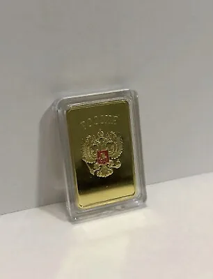 CCCP/RUSSIA Gold Bar -  30 GRAMS  .999 Fine Gold CLAD BAR  MEGA RARE!! • $15.99