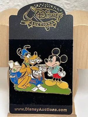 Disney Auctions Mickey Mouse And Pluto Occupations LE 100 Pin • $395