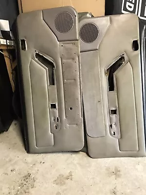 87 89 90 91 92 93 Mustang Door Panels OEM Drivers Passenger Side GRAY FREE SHIP • $195