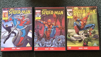 £8.30 • Buy The Original Spider-Man Cartoon DVD’s Lot Of 3