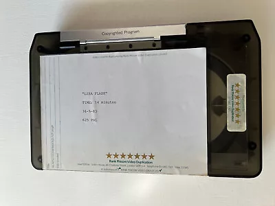 £99 • Buy Apple LISA FLASH Vintage 1983 Video Cassette, Format  625 PAL, Limited Edition