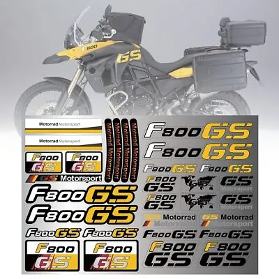 $7.99 • Buy Motorcycle Fairing Body Reflective Decals Sticker For BMW F800GS GS Moto Edition