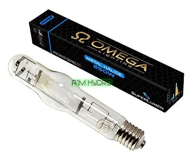 Omega 250W Metal Halide MH Blue Grow Veg Light Lamp Bulb Hydroponics • £16.99