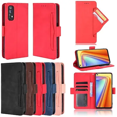$17.44 • Buy For OPPO A32 A53 2020 Realme 7 6 C15 X7 F17 Leather Wallet Stand Card Case Cover