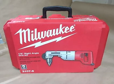Milwaukee 3107-6 Corded 1/2in D-Handle Right Angle Drill Kit - NEW • $240