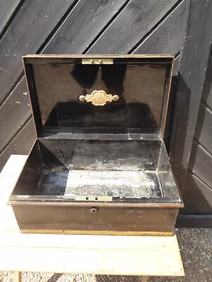£29.99 • Buy Antique Chubb Safe Box .Safe Box With Chubb Makers Plaque To Inner - 128 Queen V