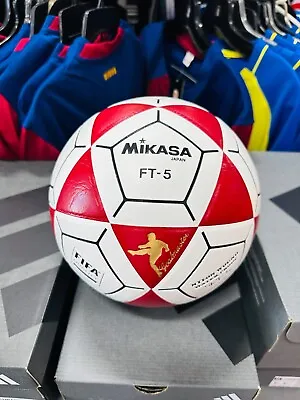Mikasa Japan Ft-5 Soccer Ball Red White Pelota De Futbol Mikasa Talla 5 Rojo • $49.99