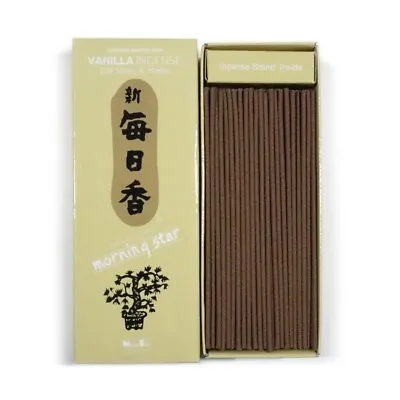 Japanese Nippon Kodo Morning Star VANILLA Incense 200 Sticks And Incense Holder • $11.95