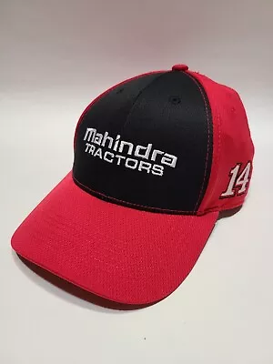 Mahindra Tractors Hat Adjustable Red Black Cap Stewart Haas Racing 14 Logo • $24.95