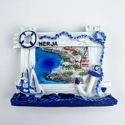 Spain Nerja Málaga “European Viewing Platform” Souvenirs Fridge Magnets. • £9.90