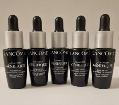 SET OF 5 X 7ml LANCOME ADVANCED GENIFIQUE YOUTH ACTIVATING CONCENTRATE • £19.99