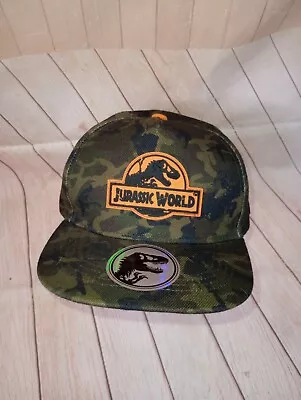 Boys Jurassic World Age 7/10 Years Camouflage Dinosaur Covered Cap • £5