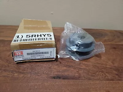 $8.75 • Buy TB Woods Ak2012 1/2  Fixed Bore 1 Groove Standard V-Belt Pulley - New