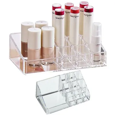 1 Clear Lipstick Display Holder Acrylic Cosmetic Organizer Makeup Storage Case • $7.65