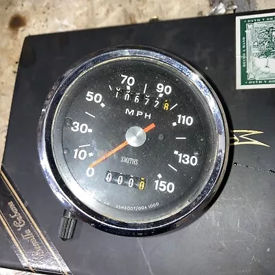 Smiths Speedometer SSM 5007/00A  1000 BSA Triumph  150 Mph Speedo Working • $103.75