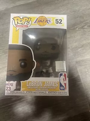 Funko Pop! Vinyl: LeBron James (Lakers) (White Jersey) #52 • $5