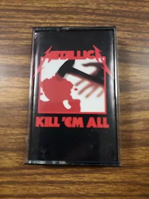 Metallica Kill ‘Em All 1983 MEGAFORCE Cassette Tape Vintage Rock Metal VERY GOOD • $30.99
