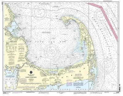 NOAA Chart Cape Cod Bay 40th Edition 13246 • $28.95