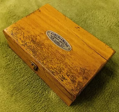 Elmer And Amend Laboratory Supplies Weights Set In Wooden Box For Scale NY NY • $30