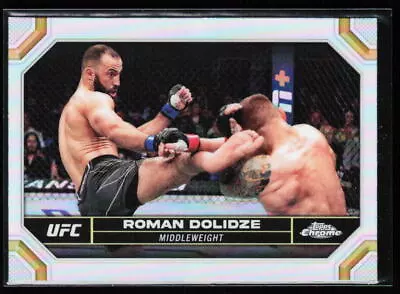 2024 Topps Chrome UFC #167 Roman Dolidze Refractor • $1.95