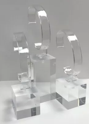£24.75 • Buy Set Of Three Acrylic Watch Stands