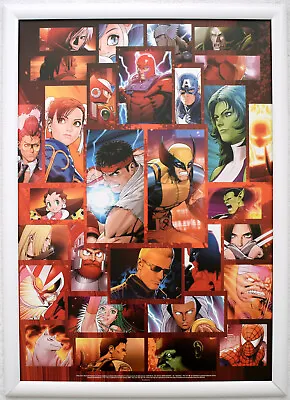 Marvel Vs Capcom 3 Fate Of Two Worlds RARE PS3 42cm X 59cm Promotional Poster #2 • £29.99