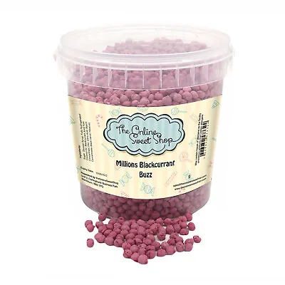 Millions Blackcurrant Buzz Party Sweet Bucket Sweets Pick N Mix Candy Retro • £9.90