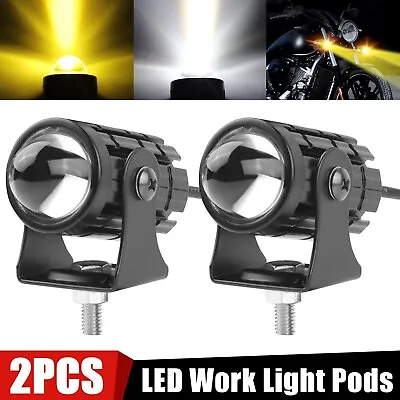 2x LED Work Light Bar Spot Pods Off Road Driving Auxiliary Fog Lamp Yellow White • $13.98