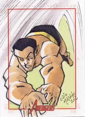 2012 Marvel Greatest Heroes Avengers Sketch Card Majado Submariner • $79.99