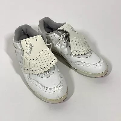 Vintage 80s 90s Nike Golf Women’s Shoes Sz 7.5 • $39.05