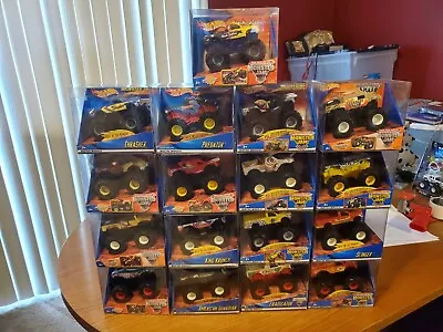 2000 HOT WHEELS  REV 'N' GO  MONSTER JAM TRUCKS. 17 Different NEW • $140