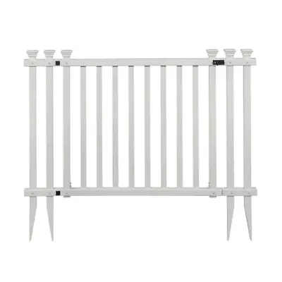 4.3 Ft. W X 3 Ft. H White Vinyl Baskenridge Fence Gate | Products Zippity Pets • $111.96