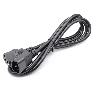 AC Power Extension Cord C13 To C14 IEC 3-prong Male Female 6ft 1.8m Cable 10A • $13.29