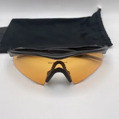 Vintage Oakley M Frame Strike Persimmon Lens Sunglasses Gunmetal Icon RARE • $199.99