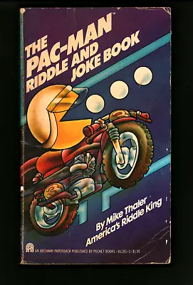 The Pac-Man Riddle And Joke Book 1982 Mike Thaler Pacman First Edition+Printing • $11.99