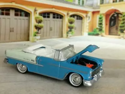 Classic 1955 55 Chevrolet Bel Air V-8 Convertible 1/64 Scale Limited Edit MM21 • $16.99