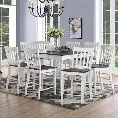 Joanna Two Tone Counter Height Dining Set 9pc • $1366.87