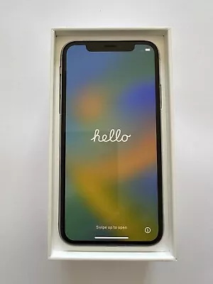 Apple IPhone X - 64GB - Silver (Unlocked) A1865 (CDMA + GSM) (AU Stock) • $88.66