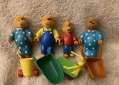 1986 Bernstein Berenstain Bears Family Figures Set 4 McDonalds Happy Meal Toys • $14.99