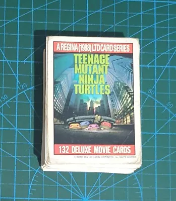 Vintage 1988 Ninja Turtles Movie Trading Cards • $25