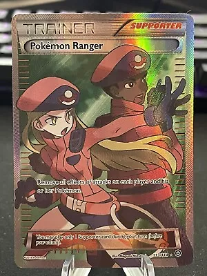 Pokemon Ranger Trainer Supporter Steam Siege 113/114 Full Art Rare [LP] Pokemon • $4
