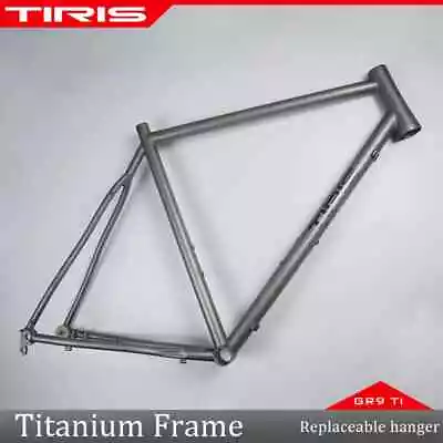 TIRIS CR4 Titanium Gravel Bike Frame Bicycle Cycling Parts Non Moots Custom • $815