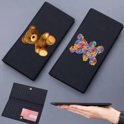 £7.49 • Buy Designer Mens Leather Wallet RFID Card ID Protection With Zipper Coin Purse UK