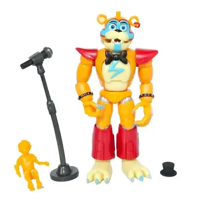 GLAMROCK FREDDY FAZBEAR Figure 8  FNAF Five Nights At Freddy's SECURITY BREACH ⚡ • $15.99